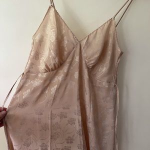 Lingerie slip dress